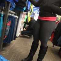 Nice thick booty in tight grey lulu's 211.JPG