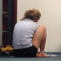 Hot blonde in spandex shorts and in bare feet creeped laying down vlcsnap-2016-03-16-23h03m42s874.jpg