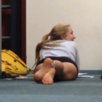 Hot blonde in spandex shorts and in bare feet creeped laying down vlcsnap-2016-03-16-23h03m53s411.jpg