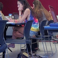College girl in class showing sideboob with no bra on IMG_20130402_125838_zpsb254307a.jpg
