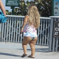 Even more sexy Florida bikini babes including a midget in a bikini More Florida girls and a MIDGET