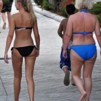 Sexy blonde bikini girl walking with mom AIT_072.jpg