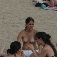 Topless girls on a beach in Barcelona 0024.jpg