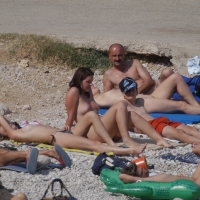 Croatia nude beach females, mostly mature 0030.jpg