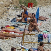 Croatia nude beach females, mostly mature 0042.jpg