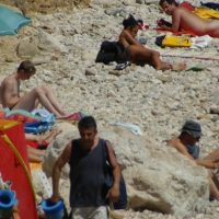 Croatia nude beach females, mostly mature 0043.jpg