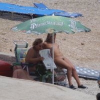 Croatia nude beach females, mostly mature 0076.jpg