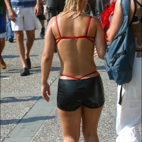 Sexy mature blonde in wet shorts and red bikini with thong sticking out nightshade160306GirlInWetShortsWearsARedThongToo1042-04.jpg