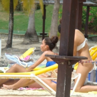 Amazing ebony ass in blue bikini with other sexy friends in bikinis 45416509SdN.jpg