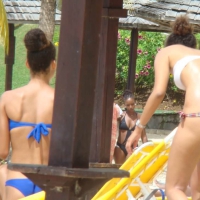 Amazing ebony ass in blue bikini with other sexy friends in bikinis 45416517bMS.jpg