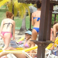 Amazing ebony ass in blue bikini with other sexy friends in bikinis 45416520NDs.jpg