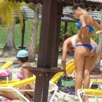 Amazing ebony ass in blue bikini with other sexy friends in bikinis 45416552Cnz.jpg