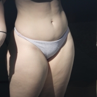 Sexy thick neighbor caught getting some sun in a little bikini showing of her chunky ass DSCN3933.JPG