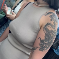 Tattooed hottie