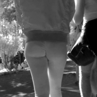 Candid teen infrared video