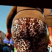 Leopard print booty
