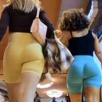 Two spandex booties