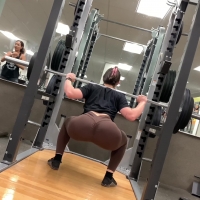 Brown leggings PAWG