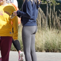 Skinny college blonde