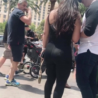 Incredible brunette ass