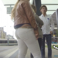 Thick blonde booty