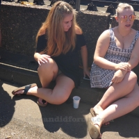 Sexy blonde girl showing her panties while sitting on the ground in a little skirt MJ630_P2240960.jpg
