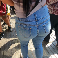 Awesome booty in jeans
