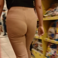 Caramel booty and panty line