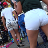 Latina wedgie and vpl