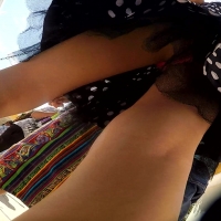 Sexy Latina upskirt