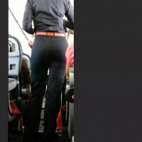 Stewardess with a nice ass