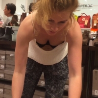 Shoe store downblouse