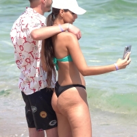 Big booty brunette