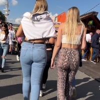 Snakeskin and jeans