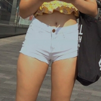 Lovely girls in shorts