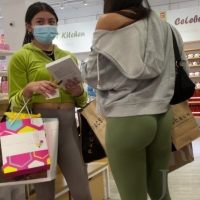 Dominican babe in green