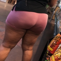 Ebony spandex fattie