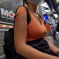 Latina waiting for the bus (part 3)