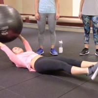 Three sexy gym girls