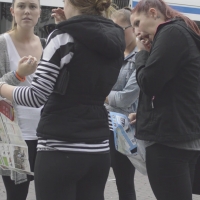 Tourists in spandex