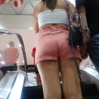 Thick booties in shorts