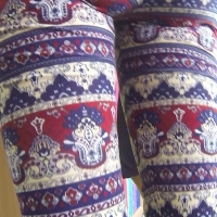 Patterned leggings booty