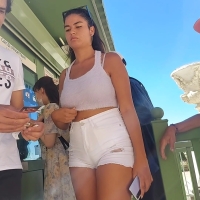 Candid busty brunette babe with a big booty in tight white shorts Whitetop_221033837.mp4-2023-01-29-05h57m55s674.jpg