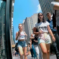 Hot blonde in NYC