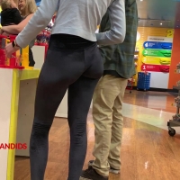 Skinny blonde ass