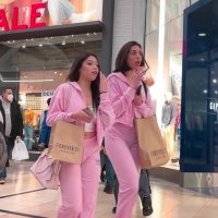 Pink sweats duo