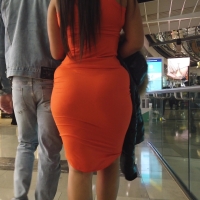 Sexy candid Kardashian looking babe with a phat ass in a tight orange dress (part 1) Kardashian Pawg PT 1.mp4-2023-02-02-16h03m22s251.jpg