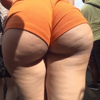 Candid sexy redbone chick with her delicious ass cheeks out in orange booty shorts while partying Pandora_068.mp4-2024-02-06-17h08m45s266.jpg