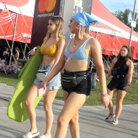 Hot festival cheeks