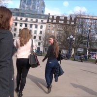 Busted hard by girl in jeans